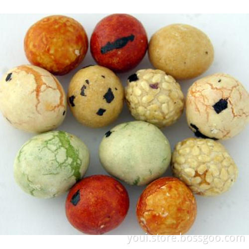 Soy sauce flavor coated peanuts